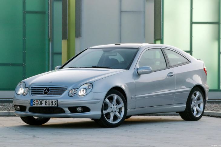 Fußmatten Mercedes-Benz Clase C Coupe CL203 (2000-2008)