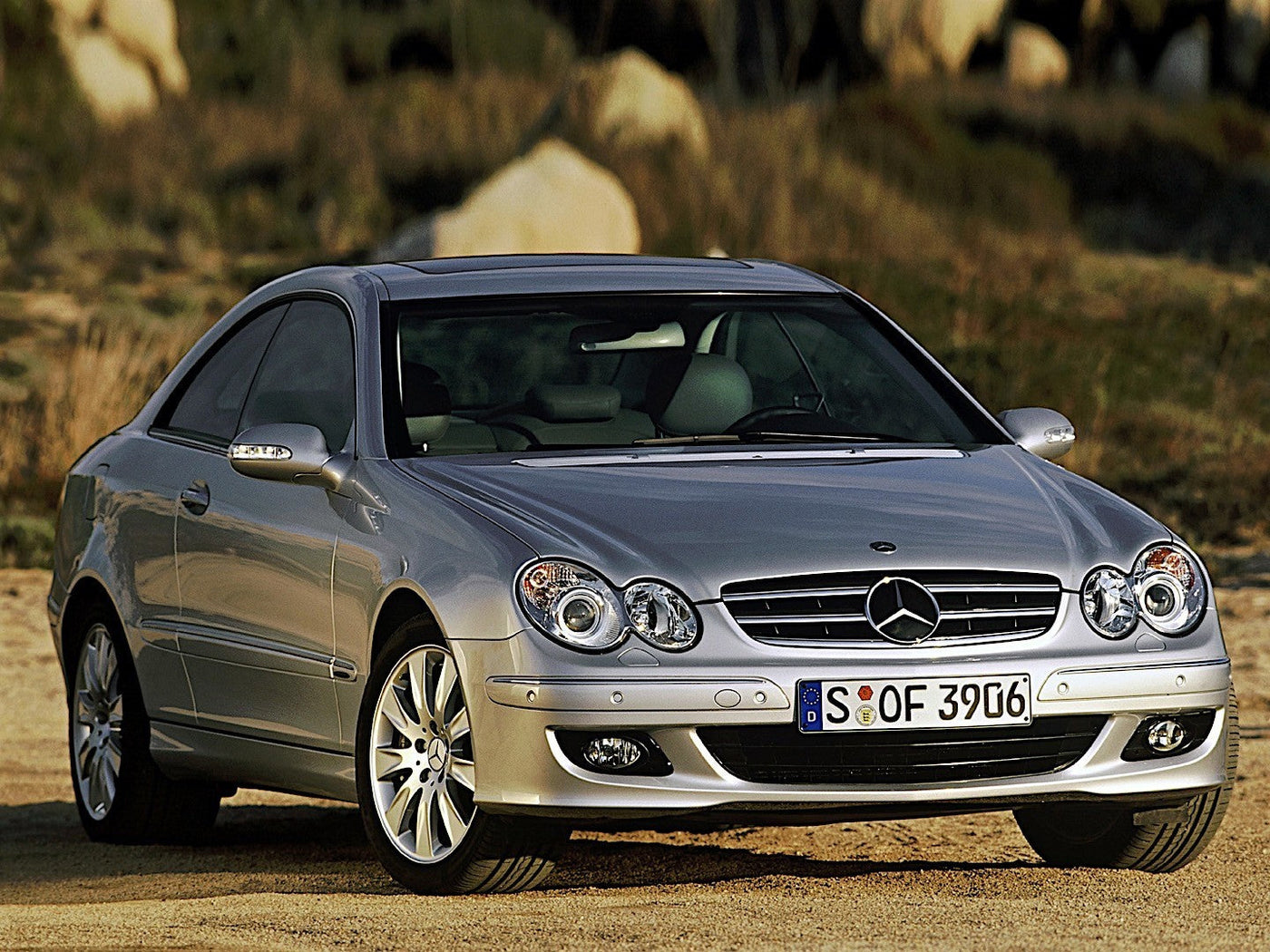 Fußmatten Mercedes-Benz CLK C209 Coupe (2002-2009)