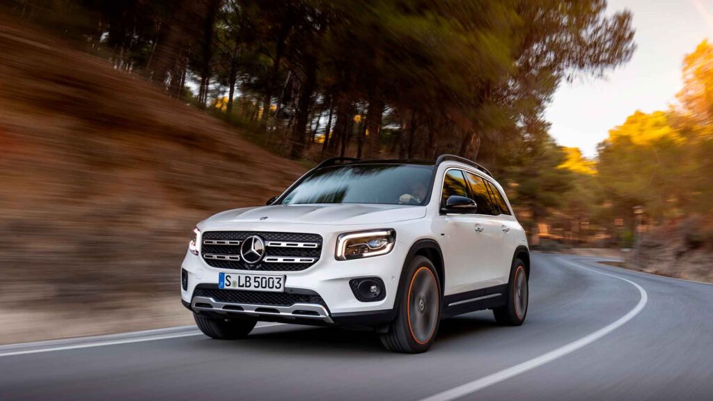 Fußmatten Mercedes-Benz GLB 7 Sitzer (2020-2025)